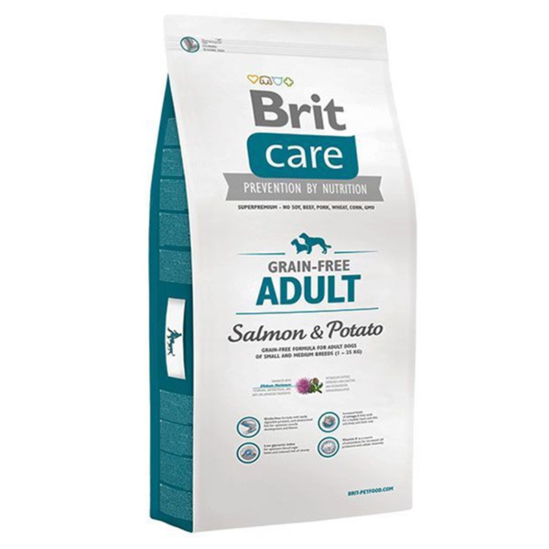 Brit Care 3 Kg Grain-Free Adult Salmon & Potato | Tahılsız Köpek Kuru Maması Brit Care 3 Kg Grain-Free Adult Salmon & Potato | Tahılsız Köpek Kuru Maması