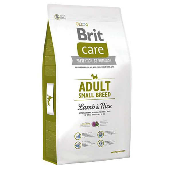 Brit Care 3 Kg Adult Small Breed Lamb & Rice | Yetişkin Köpek Kuru Maması