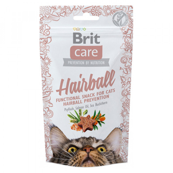 Brit Care 50 Gr Cat Snack Hairball | Kedi Bisküvi Ödül Maması