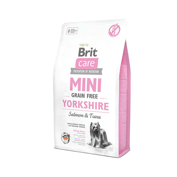 Brit Care 2 Kg Mini Yorkshire Terrier Grain Free Salmon & Tuna | Tahılsız Köpek Kuru Maması