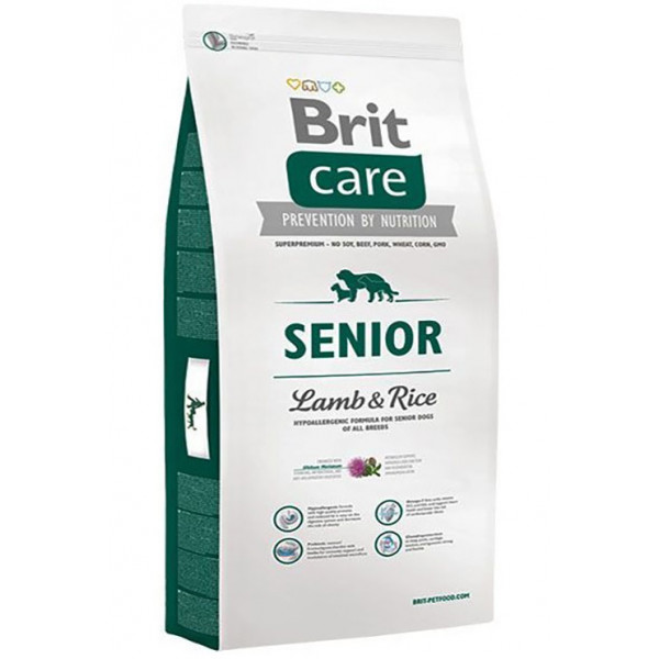 Brit Care 3 Kg Senior All Breed Lamb & Rice | Yaşlı Köpek Kuru Maması