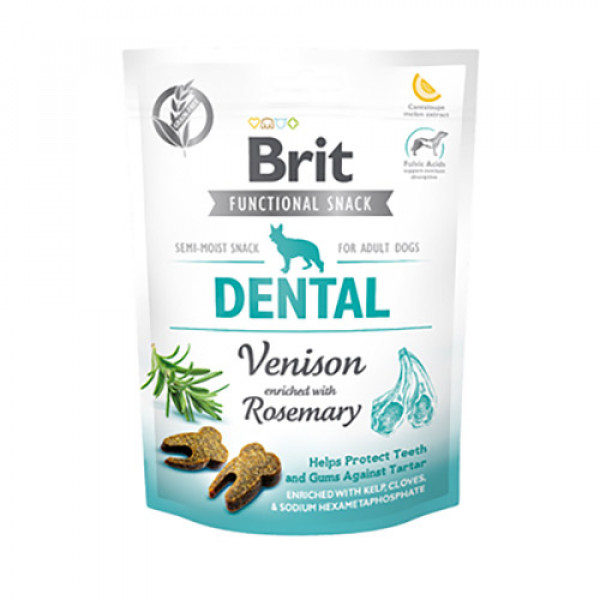 Brit Care 150 Gr Dog Functional Snack Dental Geyik Eti | Köpek Ağız Ve Diş Bakım Ürünü