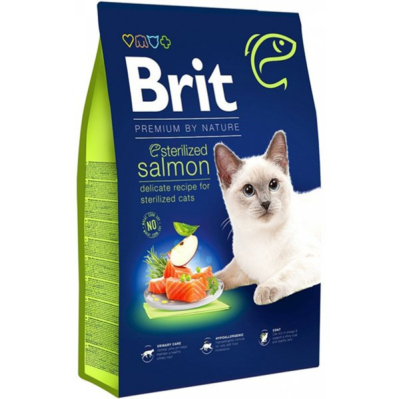 Brit Premium 8 Kg By Nature Somonlu Kısırlaştırılmış Yetişkin | Kısırlaştırılmış Kedi Maması Brit Premium 8 Kg By Nature Somonlu Kısırlaştırılmış Yetişkin | Kısırlaştırılmış Kedi Maması