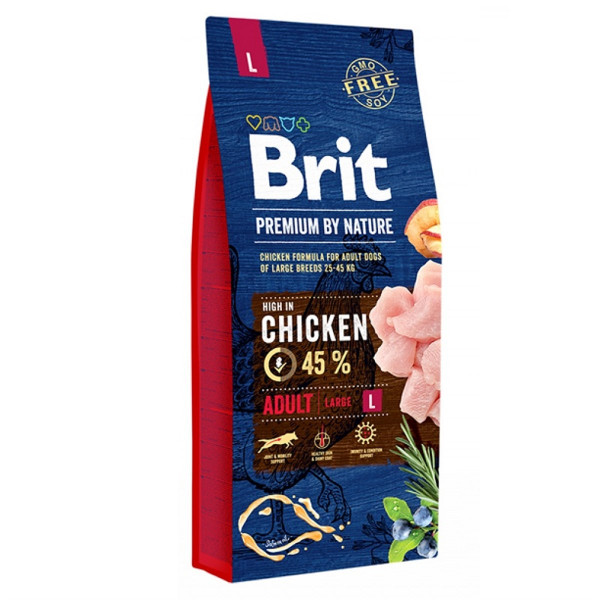 Brit Premium 15 Kg by Nature Adult L | Yetişkin Köpek Kuru Maması