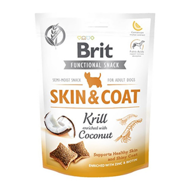 Brit Care 150 Gr Dog Functional Snack Skin & Coat Krill | Köpek Atıştırmalık Ödül Maması Brit Care 150 Gr Dog Functional Snack Skin & Coat Krill | Köpek Atıştırmalık Ödül Maması