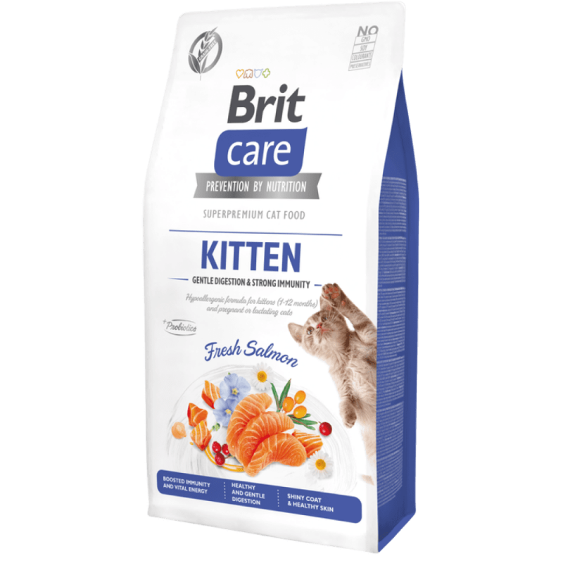 Brit Care 7 Kg Grain Free Gentle Digestion & Strong Immunity Kitten Somon | Somonlu Kedi Kuru Maması Brit Care 7 Kg Grain Free Gentle Digestion & Strong Immunity Kitten Somon | Somonlu Kedi Kuru Maması