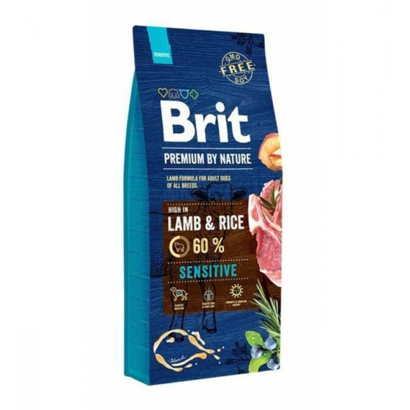 Brit 3 kg Premium by Nature Sensitive Kuzu | Yetişkin Köpek Kuru Maması Brit 3 kg Premium by Nature Sensitive Kuzu | Yetişkin Köpek Kuru Maması