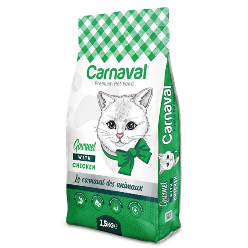 Carnaval 1,5 Kg Premium Cat Adult Gourmet Renkli Taneli Yetişkin | Yetişkin Kuru Kedi Maması Carnaval 1,5 Kg Premium Cat Adult Gourmet Renkli Taneli Yetişkin | Yetişkin Kuru Kedi Maması