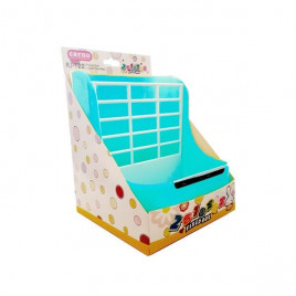 18x17,5x115 Cm Mama ve Yeşillik Kabı Mavi | Tavşan Yemliği Ve Suluğu