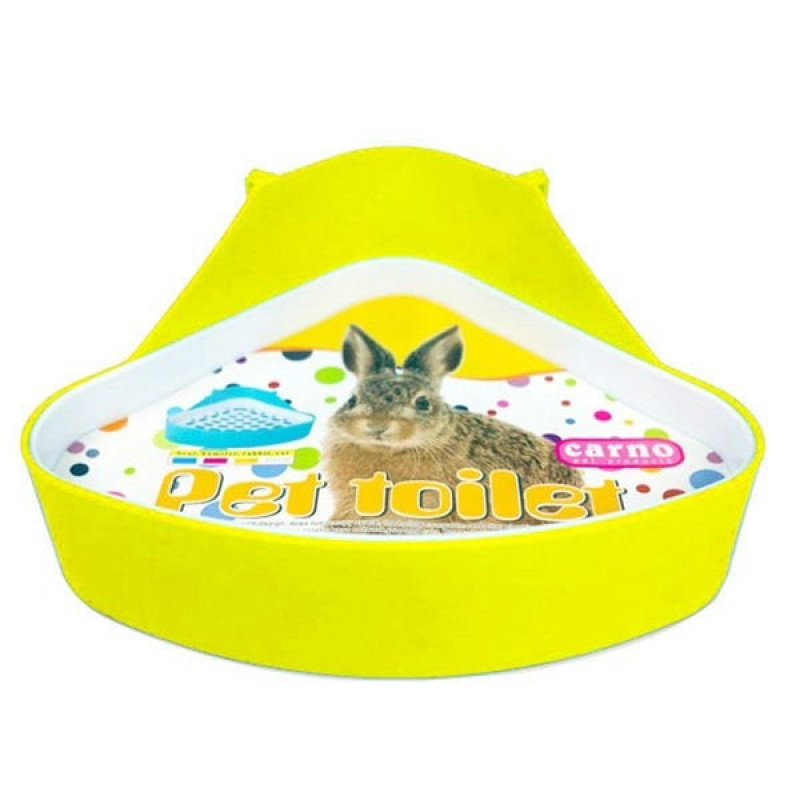 Carno S Üçgen Tavşan Tuvaleti Sarı 24x18.5x11 Cm | Hamster Diğer Ürünler Carno S Üçgen Tavşan Tuvaleti Sarı 24x18.5x11 Cm | Hamster Diğer Ürünler