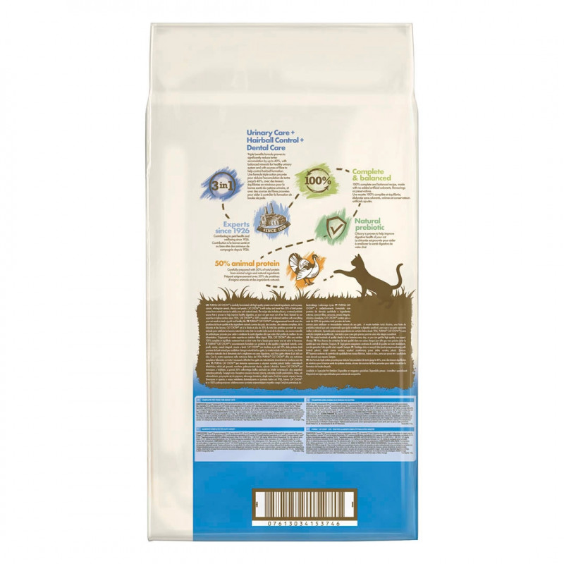 Purina 15 Kg Cat Chow 3 in 1 With Natural Prebiotics Adult Hindi | Yetişkin Kuru Kedi Maması