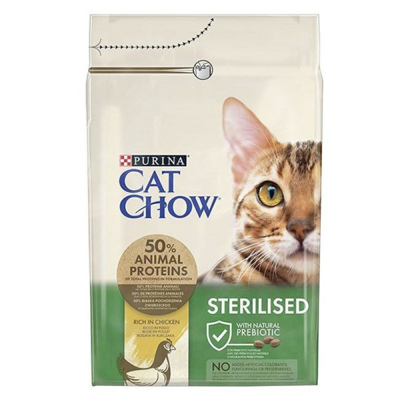 Cat Chow 3 Kg Sterilised Tavuklu Kısırlaştırılmış | Yetişkin Kuru Kedi Maması Cat Chow 3 Kg Sterilised Tavuklu Kısırlaştırılmış | Yetişkin Kuru Kedi Maması