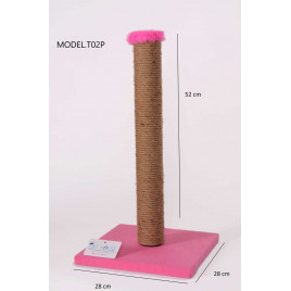 52 Cm Kedi Tırmalama Pembe | Kedi Tırmalama Tahtası