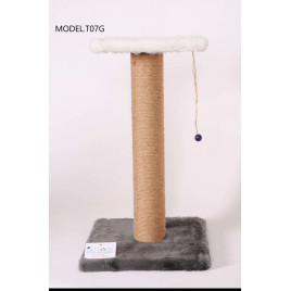 58 Cm Tablalı Kedi Tırmalama Gri | Çubuk Kedi Tırmalama Tahtası