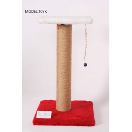 58 CmTablalı Kedi Tırmalama Kırmızı | Çubuk Kedi Tırmalama Tahtası