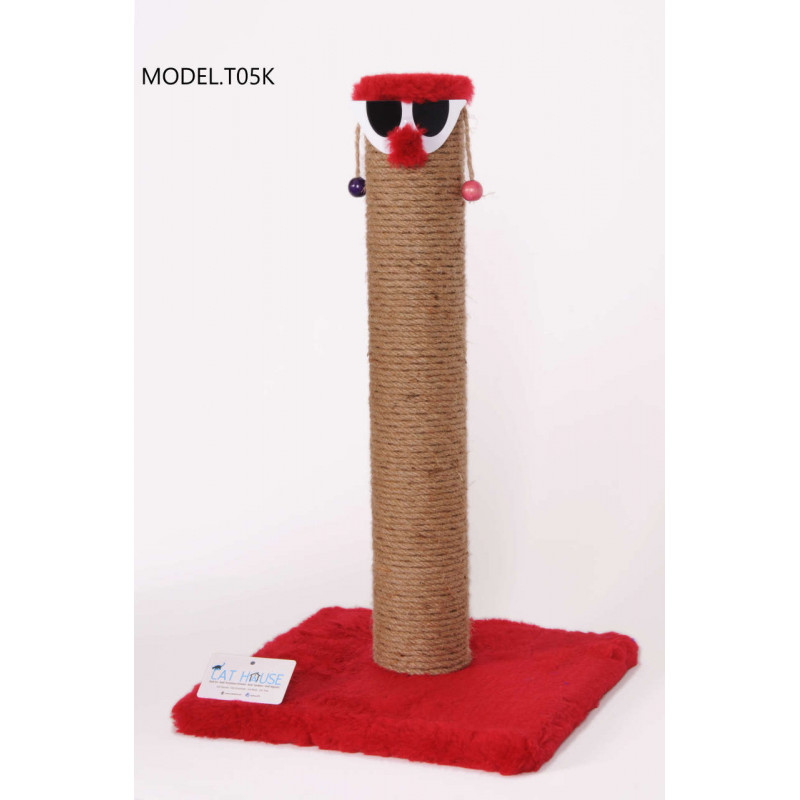 Cat Hause 60 Cm Kalın Palyaço Kedi Tırmalama Kırmızı | Çubuk Kedi Tırmalama Tahtası Cat Hause 60 Cm Kalın Palyaço Kedi Tırmalama Kırmızı | Çubuk Kedi Tırmalama Tahtası