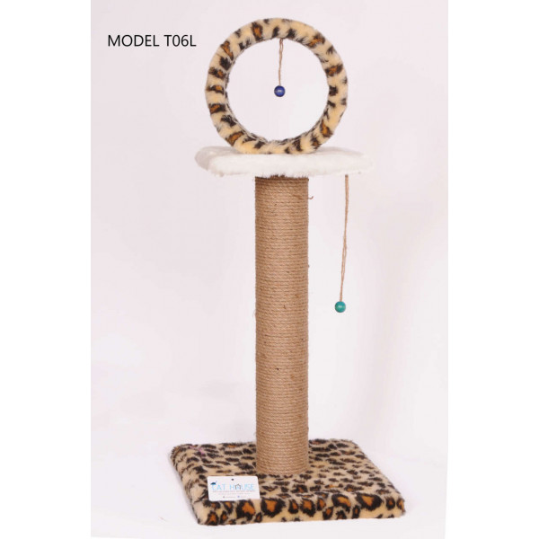 Cat Hause 78 Cm Kalın Çemberli Kedi Tırmalama Leopar | Kedi Tırmalama Tahtası