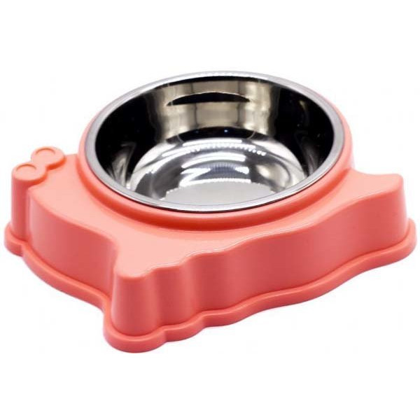 Catdoglife Ally Paws Salyangoz Şekilli Mama Kabı Mix Colour | Metal Mama Ve Su Kabı