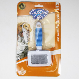 (L) İnce Tel Fırça Tarama Fırçası ve Tarak | Köpek Tarağı (L) İnce Tel Fırça Tarama Fırçası ve Tarak | Köpek Tarağı