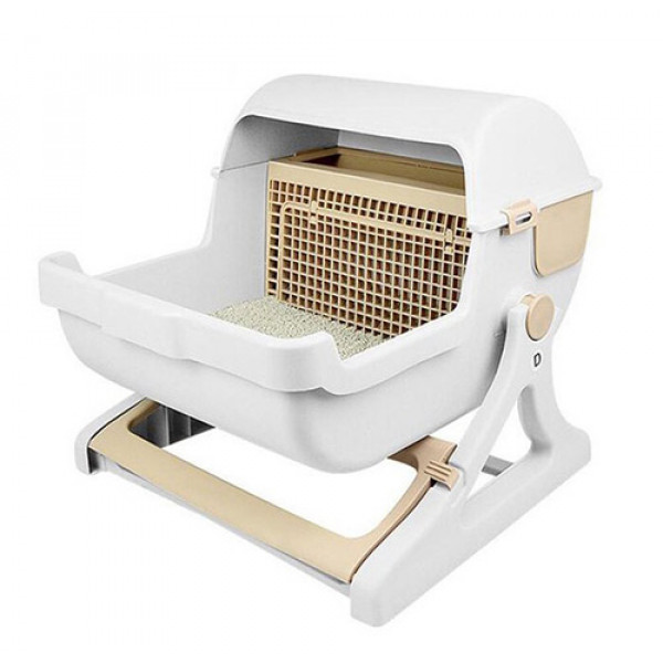 Catit 48,5x25,5x55 Cm Fonksiyonel Tuvalet Kabı | Kapalı Kedi Tuvaleti