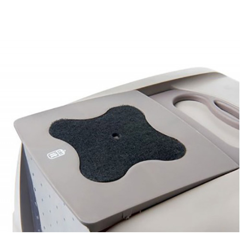 Catit 57x46x43 Cm Kapalı Tuvalet Kabini Gri | Karbon Filtreli Kedi Tuvaleti