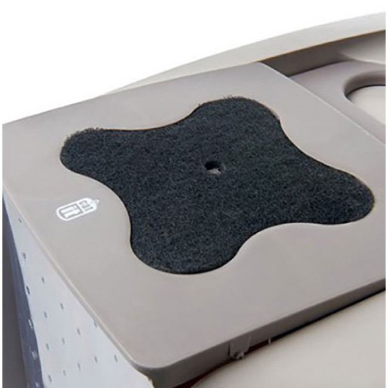 Catit 57x46,5x39 Cm Kapalı Tuvalet Kabini Mavi | Kapalı Kedi Tuvaleti