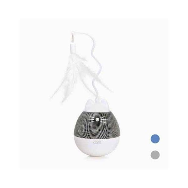 Catit Pixi Spinner Akıllı Oyuncak Beyaz Gri | Kedi Zeka Oyuncağı