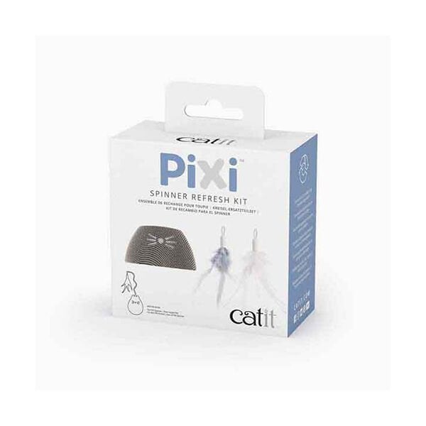 Catit Pixi Spinner Yenileme Kiti Tüylü | Kedi Çiğneme Oyuncağı