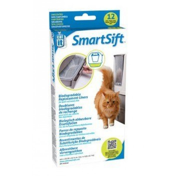 Catit Smartsift Yedek Atık Torbası 12 Li | Kedi Tuvalet Poşeti