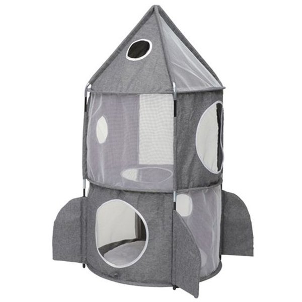 Catıt Vesper Uzay Gemısı Kedi Tüneli Gri | Kedi Oyun Tüneli