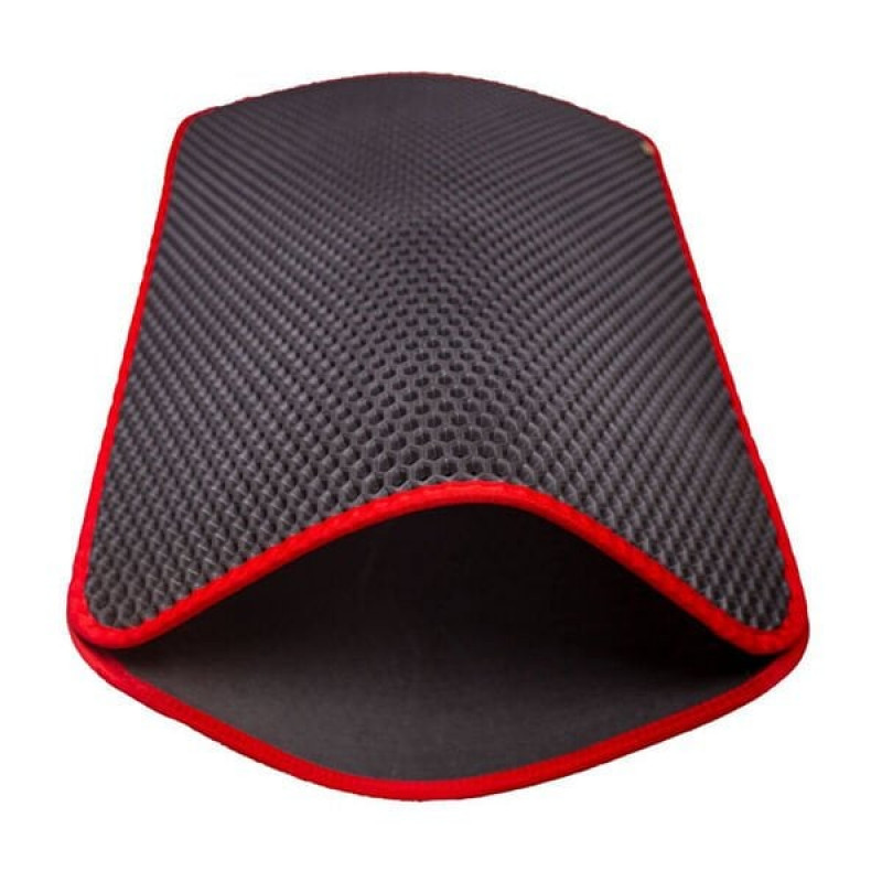 Cattie 50x75 Cm Altıgen Model Kum Toplayıcı Fonksiyonel Paspas Large Kırmızı | Kedi Tuvalet Paspası