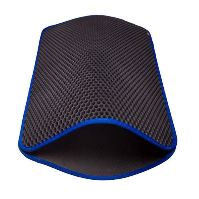 Cattie 50x75 Cm Altıgen Model Kum Toplayıcı Fonksiyonel Paspas Large Mavi | Kedi Tuvalet Paspası