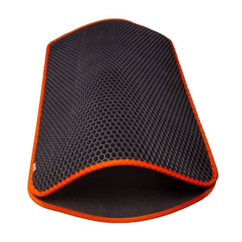 Cattie 50x75 Cm Altıgen Model Kum Toplayıcı Fonksiyonel Paspas Large Turuncu | Kedi Tuvalet Paspası