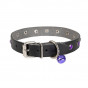 Cattie XL Gerçek Deri Taşlı Boyun Tasması Siyah 1.5x26-31 Cm | Kedi Boyun Tasması