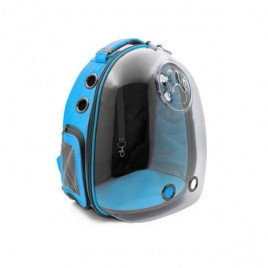 Şeffaf Kedi ve Küçük Irk Köpek Taşıma Sırt Çantası Mavi 25x30x40 Cm | Köpek Taşıma Çantası Ve Kafes Şeffaf Kedi ve Küçük Irk Köpek Taşıma Sırt Çantası Mavi 25x30x40 Cm | Köpek Taşıma Çantası Ve Kafes