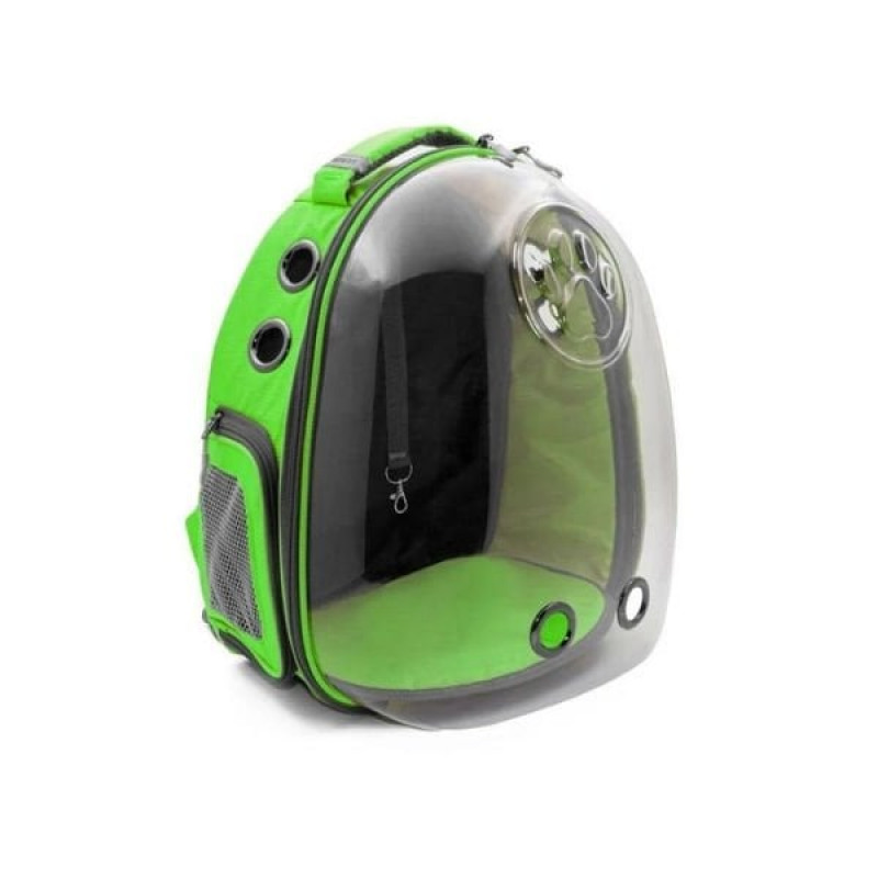 Cattie Şeffaf Kedi ve Küçük Irk Köpek Taşıma Sırt Çantası Yeşil 25x30x40 Cm | Kedi Taşıma Çantası Cattie Şeffaf Kedi ve Küçük Irk Köpek Taşıma Sırt Çantası Yeşil 25x30x40 Cm | Kedi Taşıma Çantası