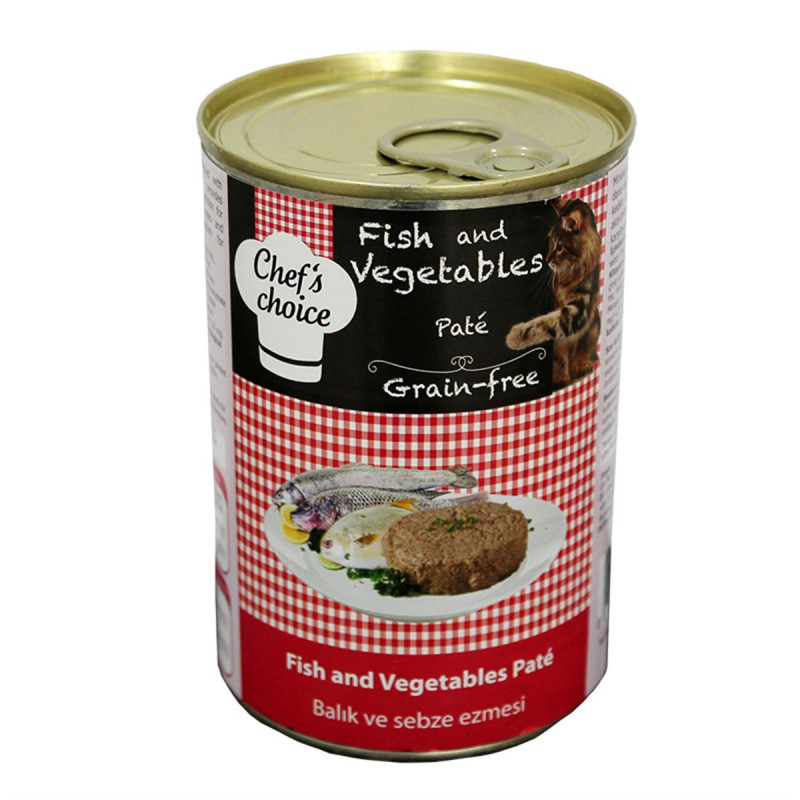 Chef's Choice 400 Gr Balık Etli Sebzeli Ezme Yetişkin | Yetişkin Kedi Maması Chef's Choice 400 Gr Balık Etli Sebzeli Ezme Yetişkin | Yetişkin Kedi Maması