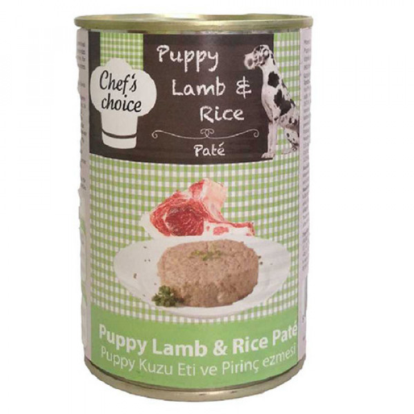 Chef's Choice 400 Gr Yavru Kuzu ve Pirinç Ezme | Tavru Köpek Konservesi
