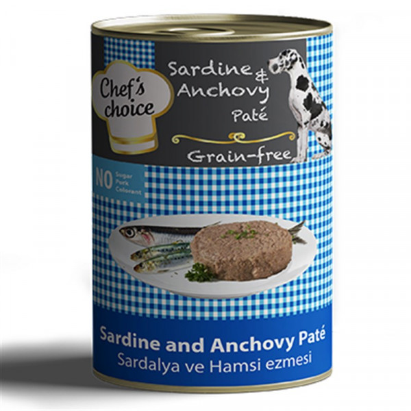Chef's Choice 400 Gr Sardalyalı Hamsili Ezme | Yetişkin Köpek Konserve Maması