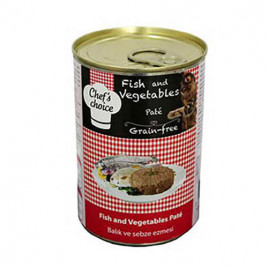 Chef's Choice 6 Adet Balık Etli Sebzeli Ezme Yetişkin 400 Gr | Yetişkin Kedi Maması