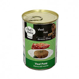 Chef's Choice 6 Adet Dana Etli Ezme Yetişkin 400 Gr | Yetişkin Kedi Maması