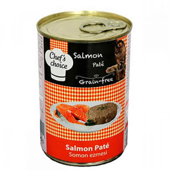 Chef's Choice 6 Adet Somonlu Ezme Yetişkin 400 Gr | Balıklı Yaş Kedi Maması