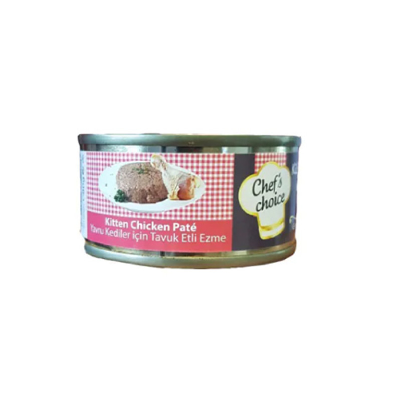 Chef's Choice 6 Adet Tavuk Etli Ezme Yavru 80 Gr | Yavru Kedi Maması Chef's Choice 6 Adet Tavuk Etli Ezme Yavru 80 Gr | Yavru Kedi Maması