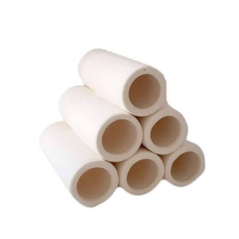 Chicos 6 Adet Karides Seramik Boru Beyaz 7,5 Cm | Akvaryum Dekor Fon Chicos 6 Adet Karides Seramik Boru Beyaz 7,5 Cm | Akvaryum Dekor Fon