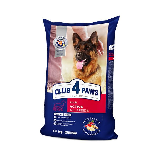 Club 4 Paws 14 Kg Premium Adult Active Tavuk | Yetişkin Köpek Kuru Maması