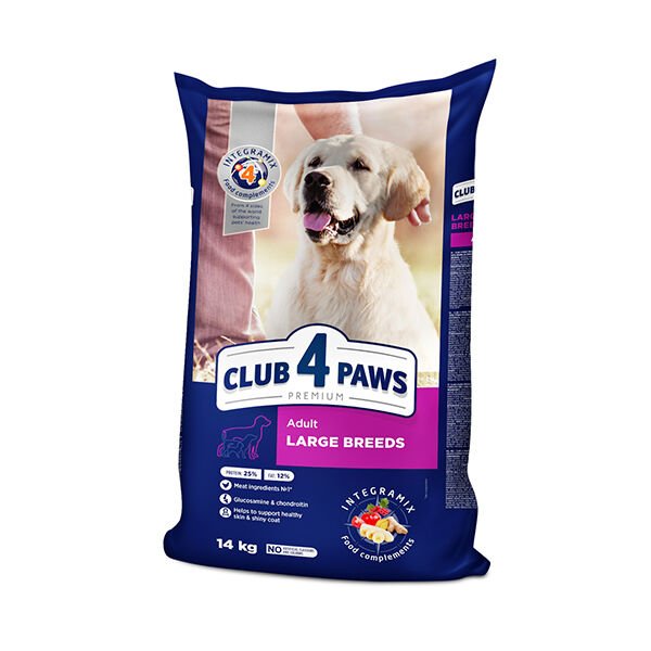 Club 4 Paws 14 Kg Premium Adult Large Breed Tavuk | Yetişkin Köpek Kuru Maması