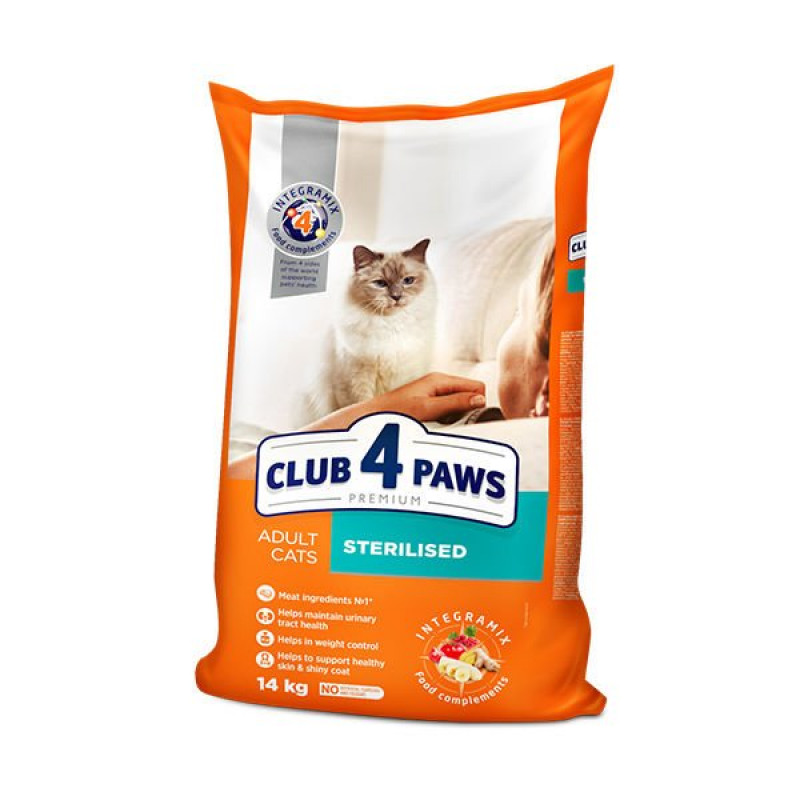 Club 4 Paws 14 Kg Sterilised Tavuk | Kısırlaştırılmış Kedi Maması Club 4 Paws 14 Kg Sterilised Tavuk | Kısırlaştırılmış Kedi Maması