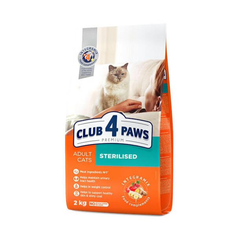 Club 4 Paws 2 Kg Sterilised Tavuk | Kısırlaştırılmış Kedi Maması Club 4 Paws 2 Kg Sterilised Tavuk | Kısırlaştırılmış Kedi Maması