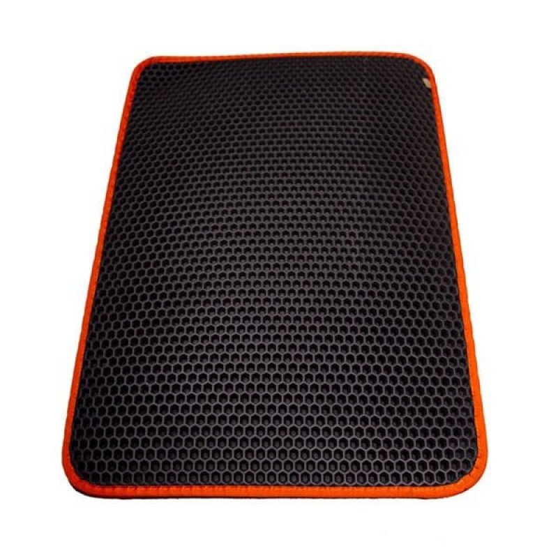 Cattie 37x50 Cm Altıgen Model Kum Toplayıcı Fonksiyonel Paspas Medium Turuncu | Kedi Tuvalet Paspası