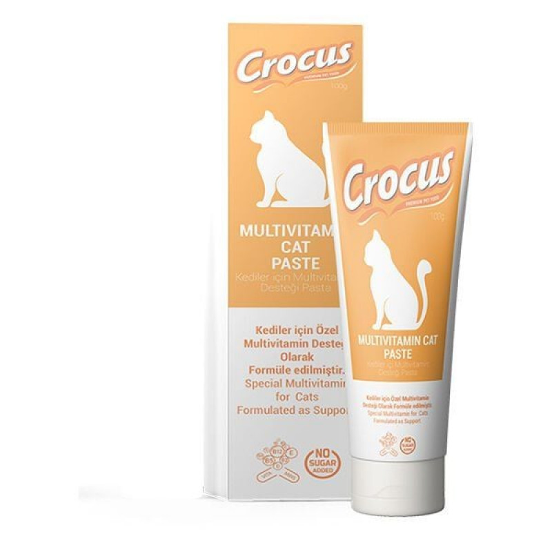 Crocus 100 Gr Multivitamin Paste | Kedi Vitamini